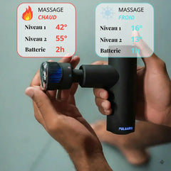 Tête chaud/froid pistolet de massage - Pulsaris™ Warm & Cold