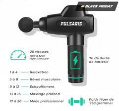 Pulsar™ Pulse - Pistolet de Massage Révolutionnaire